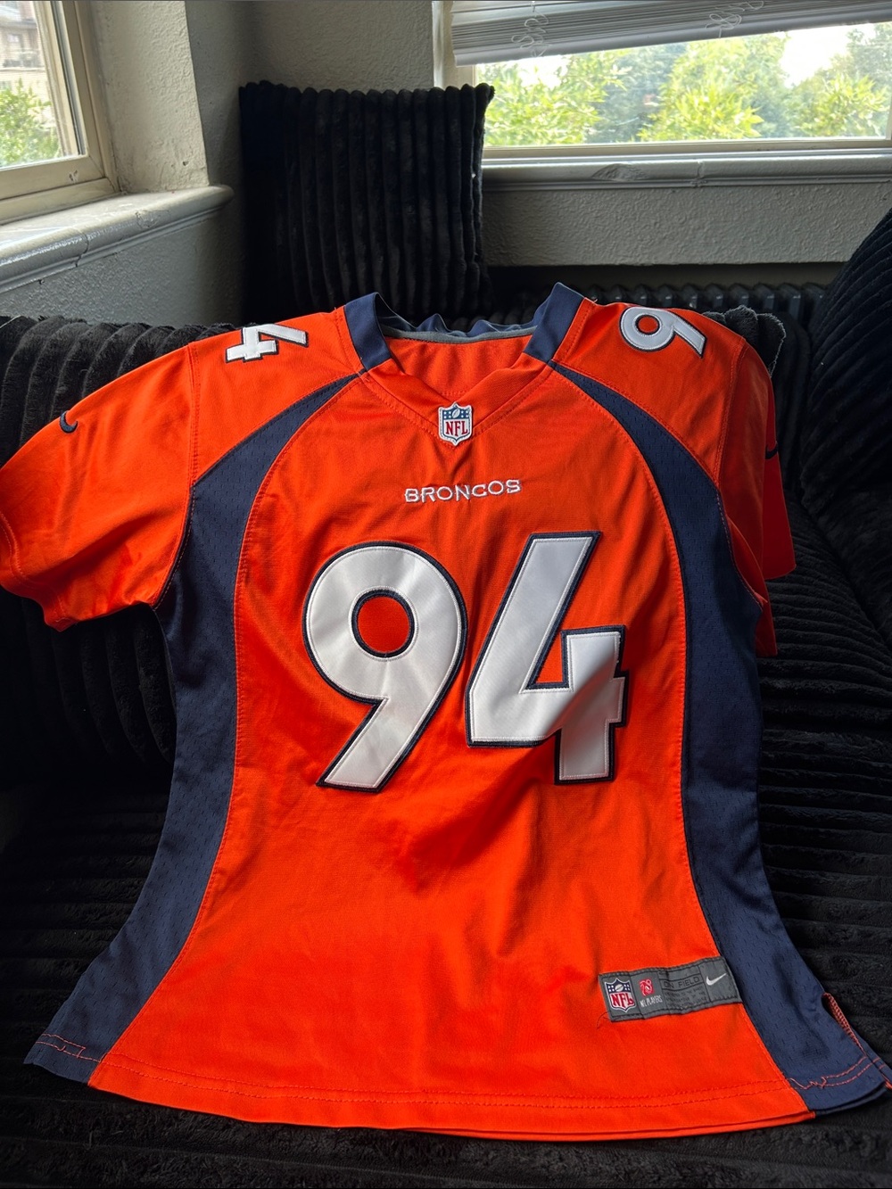 Nike Kids Denver Broncos Orange & Navy #94 Jersey